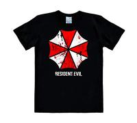 Logoshirt® Resident Evil I Umbrella I T-Shirt Print I Damen & Herren I kurzärmlig I schwarz I Lizenziertes Originaldesign I Größe S