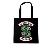 Logoshirt® Riverdale I South Side Serpents I Baumwolltasche I schwarz I Lizenziertes Originaldesign