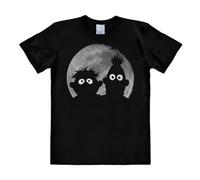 Logoshirt® Sesamstrasse I Ernie & Bert I Mond I T-Shirt Print I Damen & Herren I kurzärmlig I schwarz I Lizenziertes Originaldesign I Größe XS