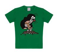 Logoshirt® TV I Der kleine Maulwurf I Hügel I T-Shirt Print I Kinder I Mädchen & Jungen I kurzärmlig I grün I Lizenziertes Originaldesign I Größe 158/164