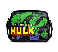 Schultertasche LOGOSHIRT "Hulk", Damen, Gr. B/H/T: 37cm x 28cm, schwarz, Lederimitat, bedruckt, Taschen Schultertasche, mit tollem Print (47600345-0) schwarz