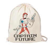 Kulturbeutel LOGOSHIRT "Turnbeutel Captain Future" Gr. B/H/T: 5.6 cm x 46 cm x 35 cm, weiß (altweiß) Taschen (64801566-0) altweiß