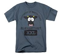 LOGOVISION Unisex South Park Cows, Slate T-Shirt, XXL
