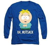 LOGOVISION Unisex South Park Oh Nutsack Long Sleeve, Royal T-Shirt, königsblau, S