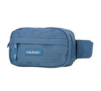 Lois - Bauchtasche Damen vielseitig & kompakt - Bauchtasche Schwarz mit Mehreren Fächern, verstellbarem Gurt, ideal für Stadt, Reise und Running, Blau