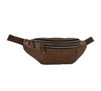 Lois - Bauchtasche Damen vielseitig & kompakt - Bauchtasche Schwarz mit Mehreren Fächern, verstellbarem Gurt, ideal für Stadt, Reise und Running, Braun