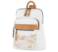 Lois - Rucksack Damen Klein mit Vielseitiges Design und Eine Perfekte Damen Rucksack Klein für Jede Umgebung - Kleiner Rucksack Damen die Bequem und Praktisch zu Bedienen ist - Rucksack Klein D, Weiss