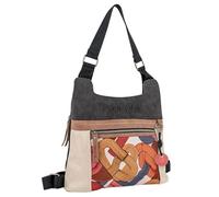 Lois - Cityrucksack Damen Klein Elegant Rucksack Damen Schwarz Alltag Modern, Kleiner Rucksack Damen für Büro Reise City Kollektion., Schwarz