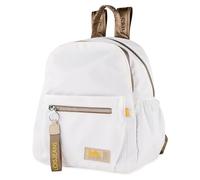 Lois - Cityrucksack Damen Klein Elegant Rucksack Damen Schwarz Alltag Modern, Kleiner Rucksack Damen für Büro Reise City Kollektion., Weiss