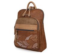 Lois - Rucksack Damen Klein mit Vielseitiges Design und Eine Perfekte Damen Rucksack Klein für Jede Umgebung - Kleiner Rucksack Damen die Bequem und Praktisch zu Bedienen ist - Rucksack Klein D, Braun