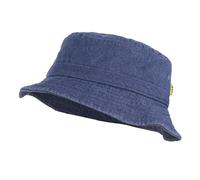Lois - Fischerhut Herren - Trendiger Bucket Hat Herren, Stilvoller Sonnenhut Damen, Vielseitiger Fischerhut Damen, Eleganter Anglerhut Herren, Dunkler Denim