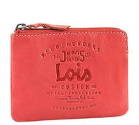 Lois - Geldbeutel & Schlüsseltasche Klein - Schlüsseletui Schlüsseltasche - Schlüsseletui Leder - Autoschlüssel Tasche - Schlüssel Etui 11002, Rot