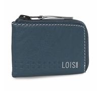 Lois - Geldbeutel & Schlüsseltasche Klein - Schlüsseletui Schlüsseltasche - Schlüsseletui Leder - Autoschlüssel Tasche - Schlüssel Etui, Blau-Grau