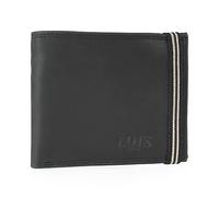 Lois - Geldbörse Herren Leder - Herren Geldbörsen Leder mit RFID Schutz - Geldbörse Herren Klein - Geldbeutel Herren Leder - Geldbörse Herren. Geldbeutel, Schwarz