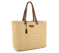 Lois - Handtasche Damen Groß - Elegante Shopper Damen Groß für jeden Anlass, Tasche Damen mit Stil, Beig