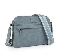 Lois - Handtasche Damen Umhängetasche Damen Klein & Stilvoll Handtasche Damen Umhängetasche Crossbody Bag Damen, Jeansblau