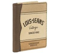 Lois - Herren Geldbörse Echtleder RFID Schutz - Herren Leder Geldbörse Klein oder Groß - Portemonnaie Herren Echtleder mit Kartenfächern, Light Brown