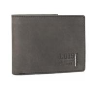 Lois - Herren Geldbörse Echtleder RFID Schutz - Herren Leder Geldbörse Klein oder Groß - Portemonnaie Herren Echtleder mit Kartenfächern, Antrazit