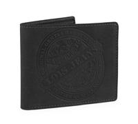 Lois - Herren Geldbörse Echtleder RFID Schutz - Herren Leder Geldbörse Klein oder Groß - Portemonnaie Herren Echtleder mit Kartenfächern, Schwarz