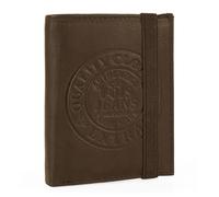 Lois - Herren Geldbörse Echtleder RFID Schutz - Herren Leder Geldbörse Klein oder Groß - Portemonnaie Herren Echtleder mit Kartenfächern, Braun