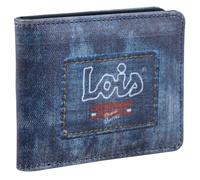 Lois - Jugendbrieftasche blau aus robustem Segeltuch für Jungen, lässig, mit Tasche, Geldbörse mit Reißverschluss, ideal für Jugendliche und Jugendliche