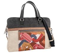 Lois - Laptoptasche - Frauen Laptoptasche. Businesstasche. Aktentasche und Schultertasche in einem - Business Taschen Damen. Handtasche Damen Umhängetasche, Schwarz
