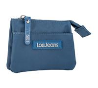 Lois - Portemonnaie Damen - Strapazierfähige Geldbörse Damen - Geldbeutel Damen mit Hochwertigen Materialien - Aufgezippt Portmonee Damen Klein, Portemonnaie Damen Klein, Blau