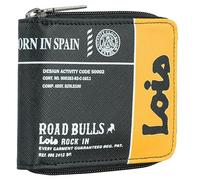 Lois - Portmonee Jungen Teenager, Geldbeutel Jugendliche Jungen, Portemonnaie Stoff, Geldbeutel Jungen, Portemonnaie Jungen Teenager - Robust & Stylisch, Schwarz