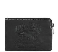 Lois - Geldbeutel & Schlüsseltasche Klein - Schlüsseletui Schlüsseltasche - Schlüsseletui Leder - Autoschlüssel Tasche - Schlüssel Etui 201702, Schwarz