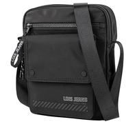Lois - Umhängetasche Kleine Umhängetasche Herren Männer Tasche für Alltag Reisen Arbeit Freizeit Schultertasche Crossbody Bag Herren Stilvoll Praktisch Langlebig und Leicht., Schwarz