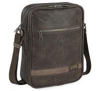 Lois - Umhängetasche Kleine Umhängetasche Herren Männer Tasche für Alltag Reisen Arbeit Freizeit Schultertasche Crossbody Bag Herren Stilvoll Praktisch Langlebig und Leicht., Braun
