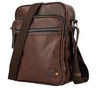 Lois - Umhängetasche Kleine Umhängetasche Herren Männer Tasche für Alltag Reisen Arbeit Freizeit Schultertasche Crossbody Bag Herren Stilvoll Praktisch Langlebig und Leicht., Braun