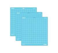 LOKLIK Schneidematte, Blau, Soft Grip, selbstklebend, rutschfest, Scrapbooking, 35,5 x 33 cm, 3 Stück