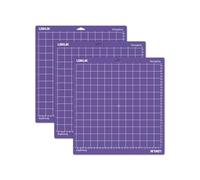 LOKLIK Schneidematte, Violett, Strong Grip, rutschfest, für Scrapbooking, 35,5 x 33 cm, 3 Stück