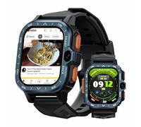 LOKMAT 4G Android Smartwatch Telefonanruf, 2,02 Zoll HD-Bildschirm 2 GB + 16 GB Smartwatch für Männer und Frauen, Sport-Fitness-Aktivitätstracker-Uhr mit GPS-WLAN-Doppelkamera
