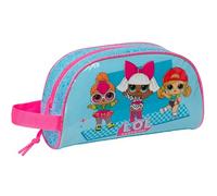 LOL Surprise! Divas Große Kulturtasche für Kinder, anpassbar an den Wagen, ideal für Kinder von 5 bis 14 Jahren, bequem und vielseitig, Qualität und Widerstandsfähigkeit, 26 x 16 x 9 cm, Blau