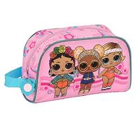 LOL Surprise! Glow Girl Kosmetiktasche für Kinder, anpassbar an den Wagen, ideal für Kinder von 5 bis 14 Jahren, bequem und vielseitig, Qualität und Widerstandsfähigkeit, 26 x 16 x 9 cm, Rosa