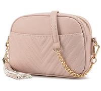 lola mae Gesteppte Umhängetasche, trendiges Design Schultertasche, Blush Light, Small