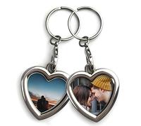 LolaPix Personalisierte Schlüsselanhänger mit Foto. 2 personalisierte Seiten. Personalisierte Fotogeschenke. Glänzende Oberfläche. Verschiedene Modelle. AGATE