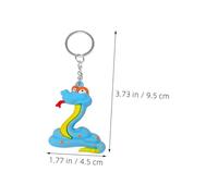 LOLIPPYY 12 Stück Teiliges Schlange Schlüsselanhänger Bunte Niedliche Cartoon-schlangen Anhänger für Taschen und Schlüssel Vielseitige Glücksbringer zum Chinesischen Neujahr Praktische