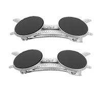LOLIPPYY 2 Stück-pack Metall Sonnenbrillen Haarspangen 9cm Rutschfest Schwarz Haarklammern Damen Mädchen Halbseitige Klemme Modisches Haar Accessoire für Alltag und Party