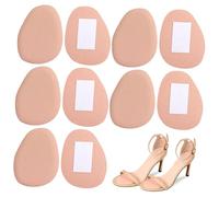 LOLIPPYY 5 Paare Gel Vorfußpolster Weiche Stoßdämpfende Fußschutz einlagen Atmungsaktiv Selbstklebend Geeignet für High Heels und Alltag Entlasten Ballen Schützen vor Reibung