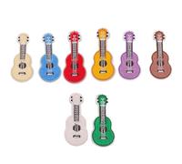 LOLIPPYY 8 Stück Gestickte Gitarren Aufnäher Flicken zum Aufbügeln und Aufnähen Hautfreundlich Langlebig Selbstgemacht Kleidung Reparatur Dekor für Taschen Hüte Schuhe Socken