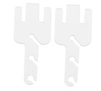 LOLIPPYY Kompakte Spanngabeln 2 Stück Garnspanner Strickmaschinenzubehör Kompatibel Für Addi King Präziser Spanneradapter Für Professionelle Strickmaschinenwerkzeuge