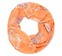 Lolus Accessoires Damen Loop Rundschal Hals-Tuch dünn, leicht und weich in verschiedenen Farben und Muster Schal (Hermine M104)