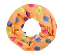 Lolus Damen Loop Rundschal Hals-Tuch in verschiedenen Farben und Blumen Muster Accessoires Schal (Luna M22)