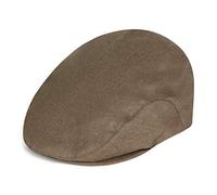 Lona Scott Hergestellt in Schottland Kaschmir Herren Mütze, 20% Kaschmir 80% Wolle Beige 58