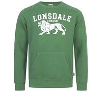 Londale Kersbrook Men's Slim Fit Sweatshirt, Bottle Green/Ecru, XXXL