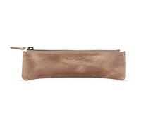 Londo Echtleder Federmäppchen mit Reißverschluss - Elegantes Bleistift Etui, Multifunktionales Schlampermäppchen und Stiftetasche für Büro, Reise & Alltag