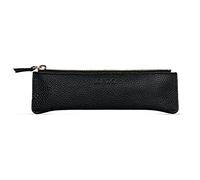 Londo Echtleder Federmäppchen mit Reißverschluss - Elegantes Bleistift Etui, Multifunktionales Schlampermäppchen und Stiftetasche für Büro, Reise & Alltag